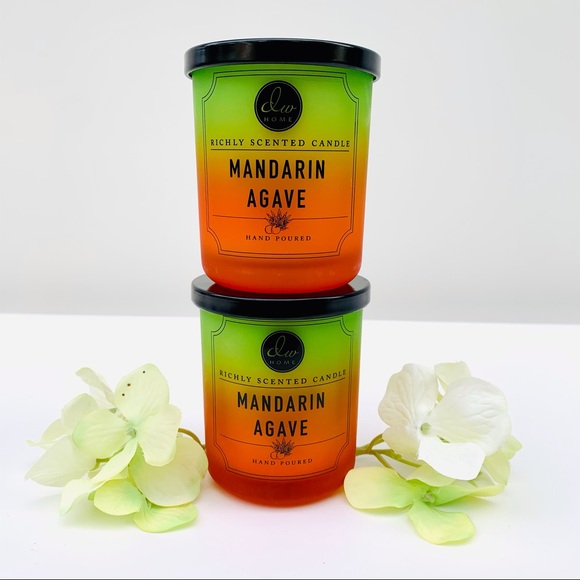DW Home Scented Candle Mandarin Agrave Bundle of 2 - Picture 4 of 6